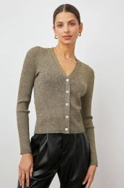 BEAU CARDIGAN - GOLD LUREX Rails at Rails